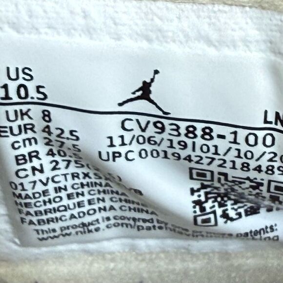 Jordan 4 SP x Off-White Mid Sail  sneaker shoes women’s size 10.5 ( men’s 8.5-9) main image 5